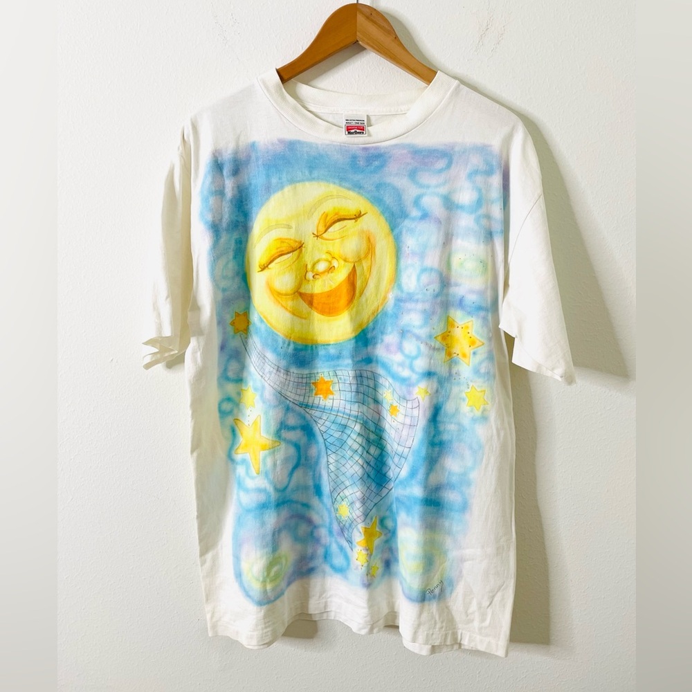 Vintage Adventure Team Moon and Stars Celestial Marlboro Shirt